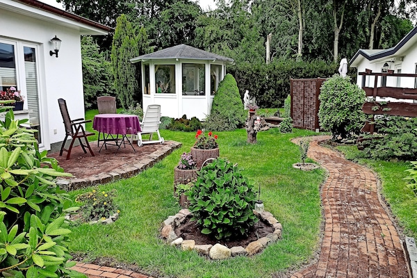 Foto van Vakantiehuizen aan de vijver, Zinnowitz - Vakantiehuis in Zinnowitz - TerraceBalcony