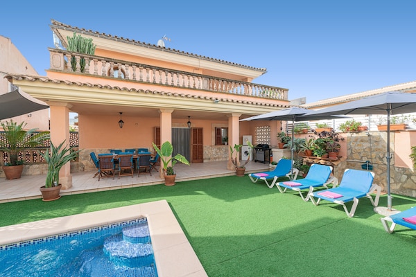 Foto van Huisje in Muro met privézwembad & BBQ - Vakantiehuis in Muro, Illes Balears - GardenSummer