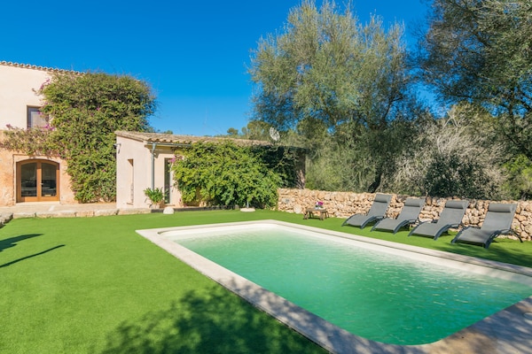Foto van Authentieke Finca met Zoutzwembad - Vakantiehuis in Algaida, Illes Balears - ExteriorSummer