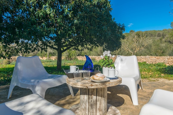 Foto van Authentieke Finca met Zoutzwembad - Vakantiehuis in Algaida, Illes Balears - ExteriorSummer