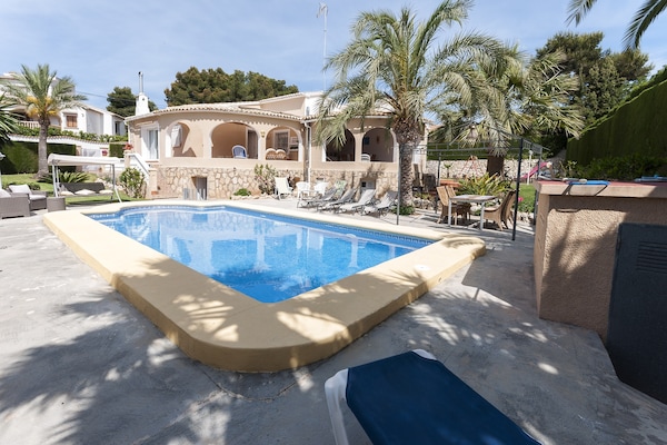 Foto van Villa in Jávea met verwarmd zwembad & strand - Vakantiehuis in Xàbia, Alicante - ExteriorSummer