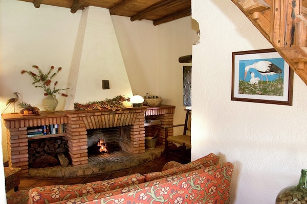 Foto van La Cigüeña, Huis in Molino - Vakantiehuis in Alájar - LivingRoom