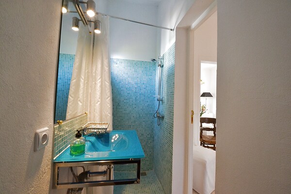 Foto van Rijtjeshuis op Mallorca bij Strand - Vakantiehuis in Colònia de Sant Pere - BathRoom