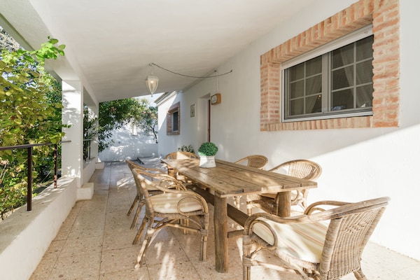 Foto van Vakantiehuis in Tajo-reservaat met zwembad - Vakantiehuis in Herrera de Alcántara - TerraceBalcony