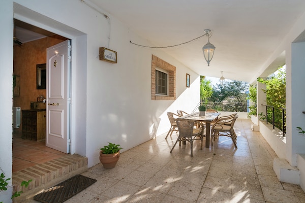 Foto van Vakantiehuis in Tajo-reservaat met zwembad - Vakantiehuis in Herrera de Alcántara - ExteriorSummer
