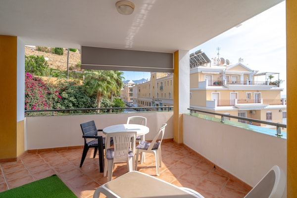 Foto van Appartement in Nerja bij Burriana Strand - Vakantiehuis in Nerja - terrace