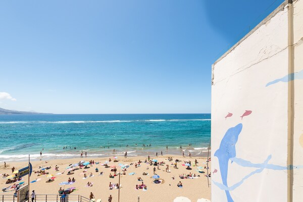 Foto van Strandhuis in Las Palmas met zeezicht - Vakantiehuis in Las Palmas de Gran Canaria - Outdoor