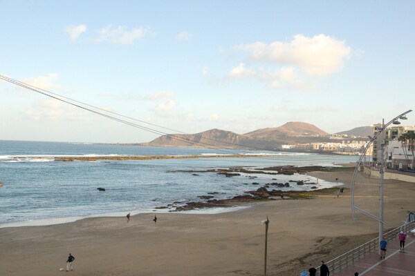 Foto van Appartement aan Playa de Las Canteras - Vakantiehuis in Las Palmas de Gran Canaria - Outdoor