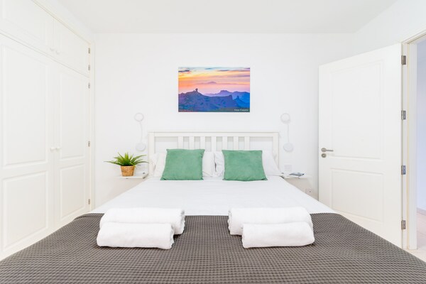 Foto van Appartement aan zee bij Playa Canteras - Vakantiehuis in Las Palmas de Gran Canaria - BedRoom