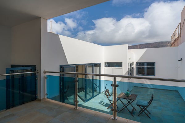 Foto van Huis aan zee in Caleta de Sebo, La Graciosa - Vakantiehuis in Caleta de Sebo - terrace