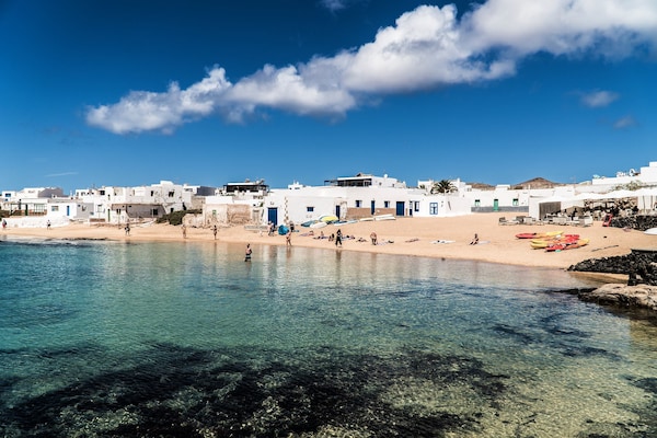 Foto van Huis aan zee in Caleta de Sebo, La Graciosa - Vakantiehuis in Caleta de Sebo - Outdoor