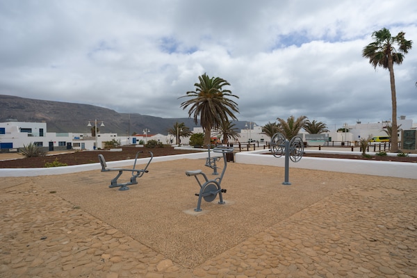 Foto van Huis aan zee in Caleta de Sebo, La Graciosa - Vakantiehuis in Caleta de Sebo - Outdoor