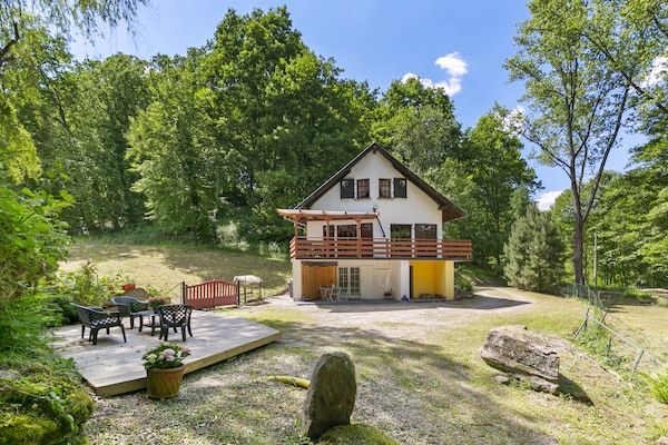 Foto van Gezellig chalet in Dabo met terras - Vakantiehuis in Dabo - ExteriorSummer