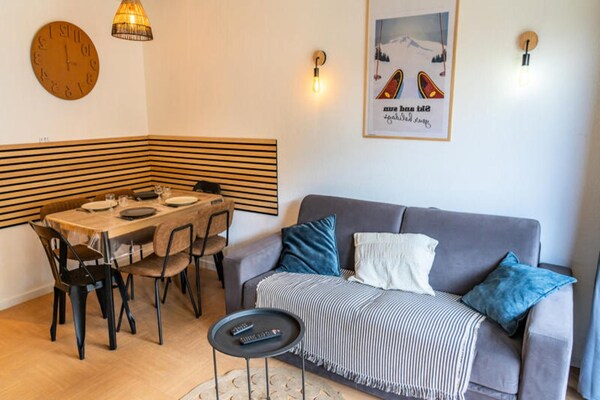 Foto van Residentie Le Parc Des Airelles - Vakantiehuis in LES ORRES - LivingRoom