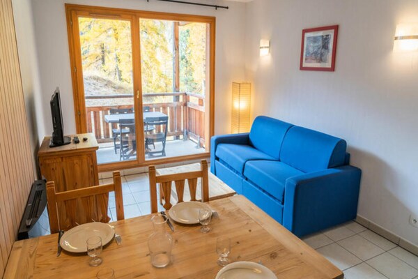 Foto van Residentie Le Balcon Des Airelles - Vakantiehuis in LES ORRES - LivingRoom