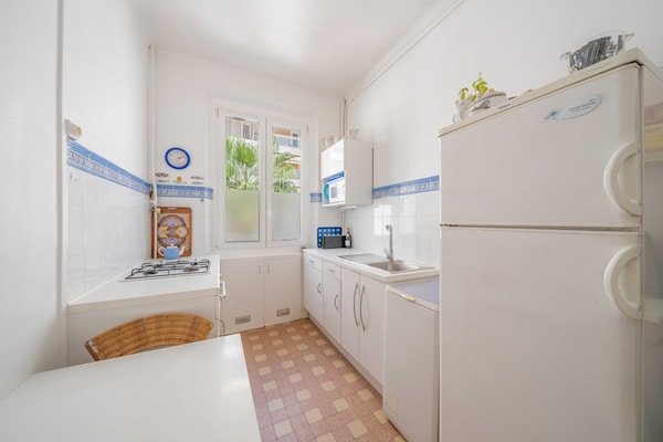 Foto van Appartement met airconditioning, 2 slaapkamers/4 personen - centrum van Cannes - Untagged