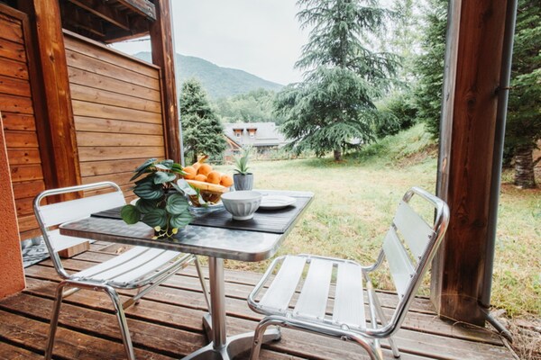 Foto van Appartement met 2 slaapkamers en airconditioning - Vakantiehuis in Ax‑les‑Thermes - TerraceBalcony