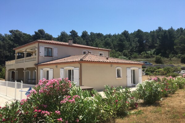 Foto van Wijngaard Villa Bliss - Vakantiehuis in Montbrun-des-Corbières - ExteriorSummer