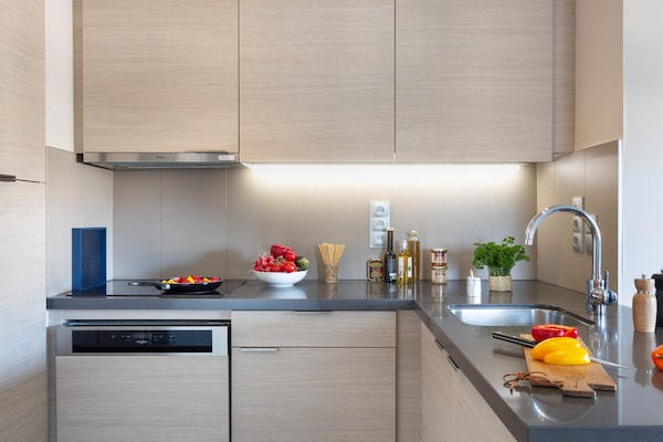 Foto van Appartement met schilderachtige haven voor 6 personen in Deauville - Kitchen