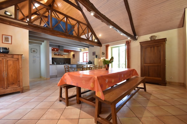 Foto van Huis in Frankrijk bij Dordogne - Vakantiehuis in St. Vincent-Le-Paluel - DiningRoom