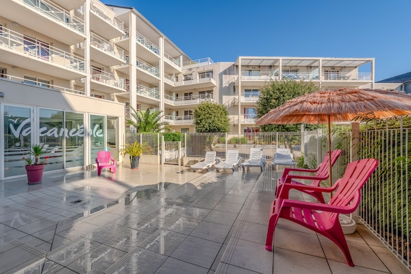 Foto van Appartement met uitzicht op de oceaan, retraite - Vakantiehuis in Plougonvelin - Outdoor