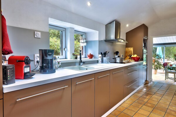 Foto van Stenen huis in Huelgoat, Bretagne - Vakantiehuis in Huelgoat - Kitchen