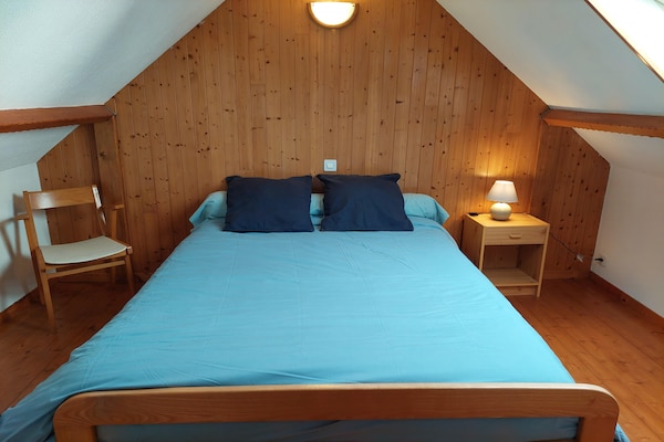 Foto van Bretonse stenen cottage bij zandstranden - Vakantiehuis in Landéda - BedRoom