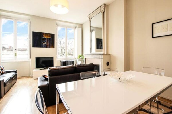 Foto van Prestige T3 in de buurt van Bordeaux - Vakantiehuis in Bordeaux - LivingRoom