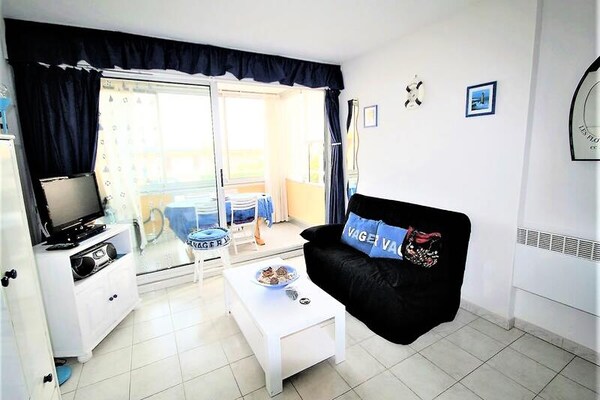 Foto van De zee bij gezichtsveld - Vakantiehuis in FRONTIGNAN - 