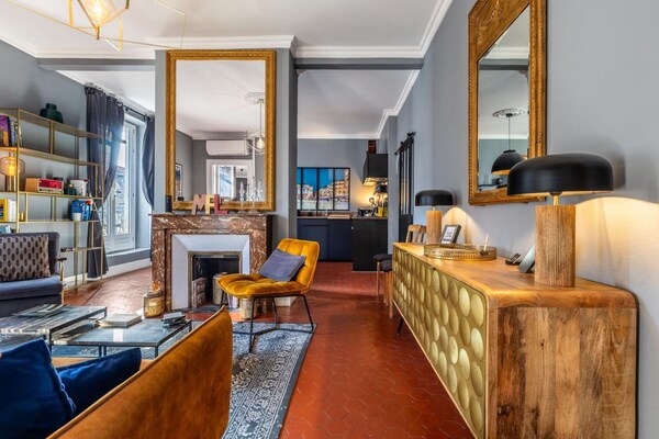 Foto van Stijlvol appartement voor 4 in Montpellier - Vakantiehuis in Montpellier - LivingRoom
