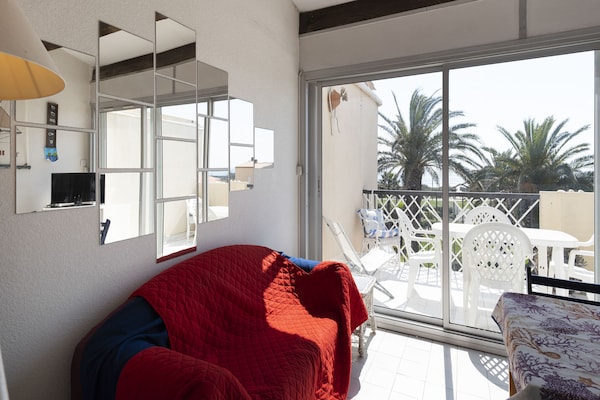 Foto van Appartement in Frankrijk aan het strand - Vakantiehuis in Agde - LivingRoom