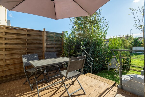 Foto van Lichte villaverblijf in Sérignan - Vakantiehuis in Sérignan - TerraceBalcony