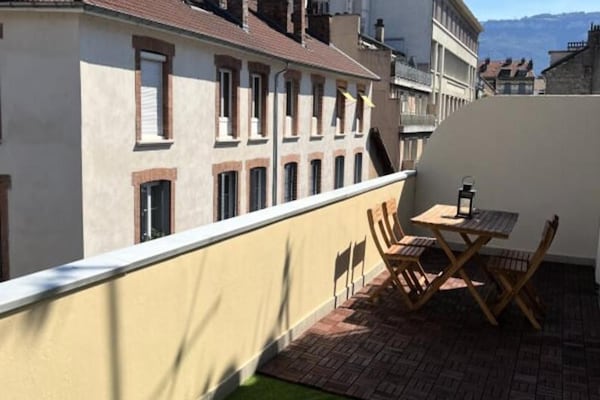Foto van Appartementen voor 2 personen - Vakantiehuis in Grenoble - TerraceBalcony