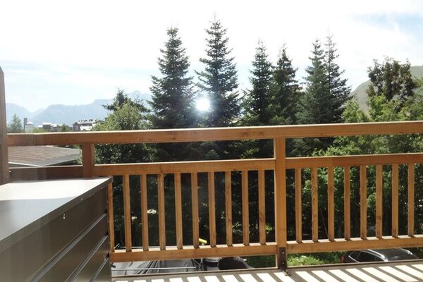Foto van Appartement in Rif Nel met Bergzicht - Vakantiehuis in HUEZ - TerraceBalcony