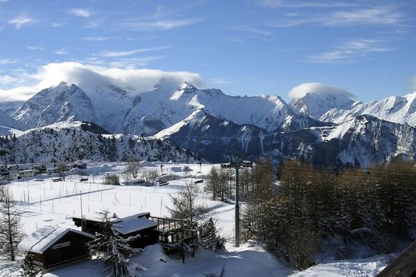 Foto van Appartement in Frankrijk met bergzicht - Vakantiehuis in HUEZ - 