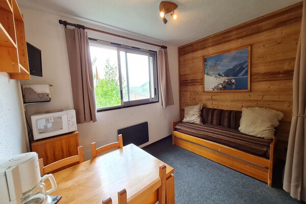 Foto van Rustig verblijf op de bovenste verdieping - Vakantiehuis in Les Deux Alpes - LivingRoom