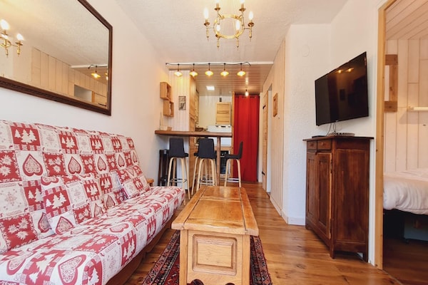 Foto van Appartement met 2 slaapkamers in Les Deux Alpes - Vakantiehuis in Les Deux Alpes - LivingRoom