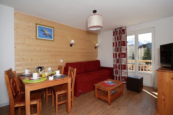 Foto van Appartement in Franse Alpen voor alle groepen - Vakantiehuis in Les Deux Alpes - LivingRoom