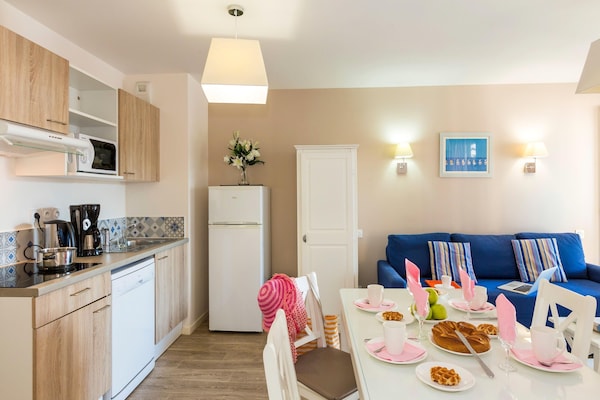 Foto van Appartement in La Baule met Uitzicht op Zee - Vakantiehuis in PORNICHET - LivingRoom