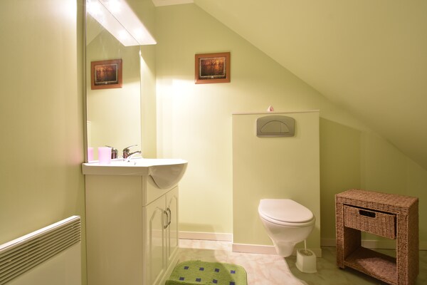 Foto van Familieverblijf in Normandië - Vakantiehuis in Sainte Cécile - BathRoom