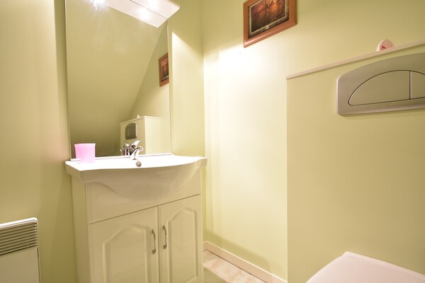 Foto van Familieverblijf in Normandië - Vakantiehuis in Sainte Cécile - BathRoom