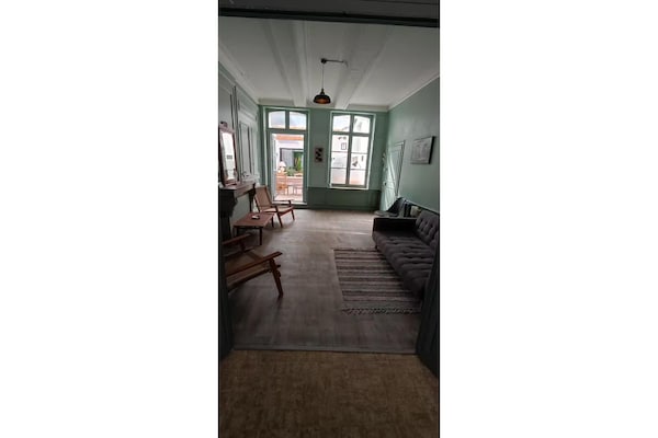 Foto van Appartement met tuin in het stadscentrum - Vakantiehuis in Saint-Omer - LivingRoom