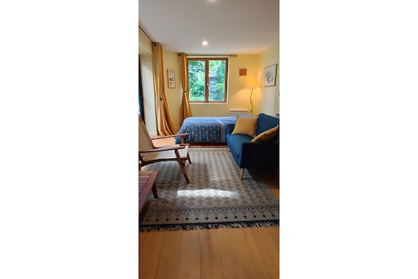 Foto van Appartement met tuin in het stadscentrum - Vakantiehuis in Saint-Omer - LivingRoom