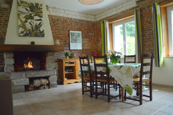 Foto van Huis bij Montreuil en Merlimont - Vakantiehuis in - Hameau de St-Andre Gouy Saint Andre - DiningRoom