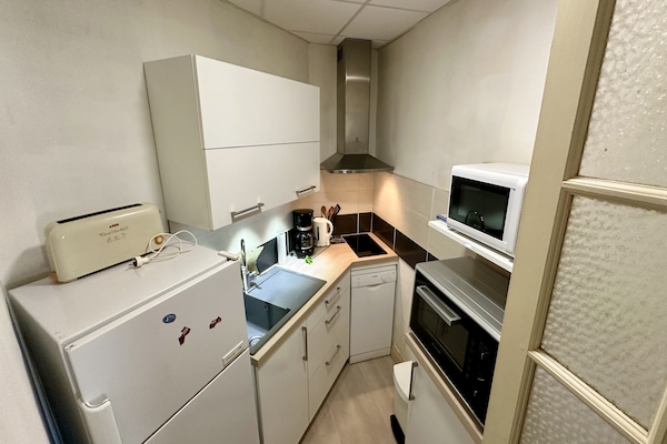 Foto van Licht appartement voor 6 met uitzicht op de bergen - Kitchen