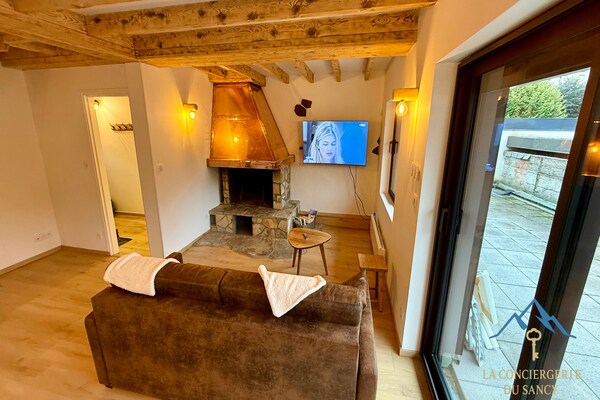 Foto van Chalet met ruim panoramisch terras - Vakantiehuis in Mont-Dore - LivingRoom