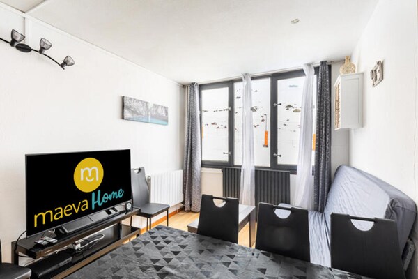 Foto van Appartement 3 stuks 9 personen - Sélection - Vakantiehuis in LA MONGIE - LivingRoom