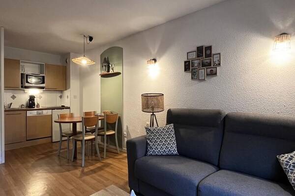 Foto van Appartement in La Mongie met uitzicht op de bergen - Untagged