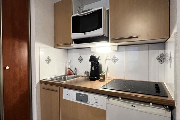 Foto van Appartement in La Mongie met uitzicht op de bergen - Untagged