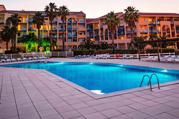 Foto van Appartement in Argelès-sur-Mer bij Strand - Vakantiehuis in ARGELES SUR MER - ExteriorSummer